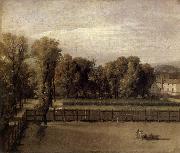 Jacques-Louis David View of the Garden of the Palais du Luxembourg oil painting picture wholesale